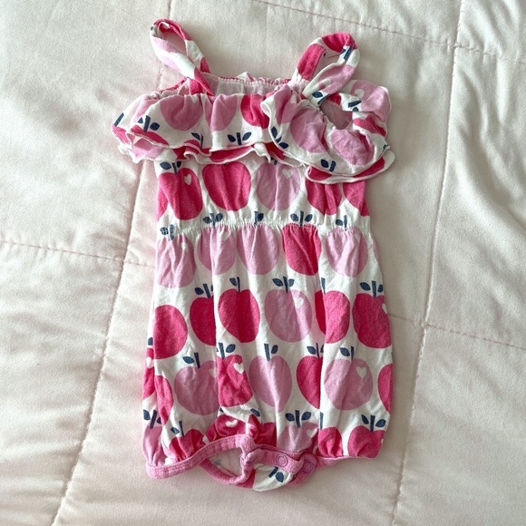 Silkberry apple romper size 3-6 months // 2662 - Picture 1 of 3
